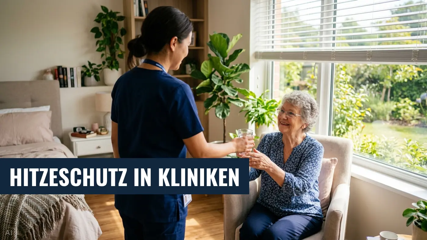 Hitzeschutz in Kliniken & Pflegeheimen: Landesärztekammer Hessen fordert Landesmittel