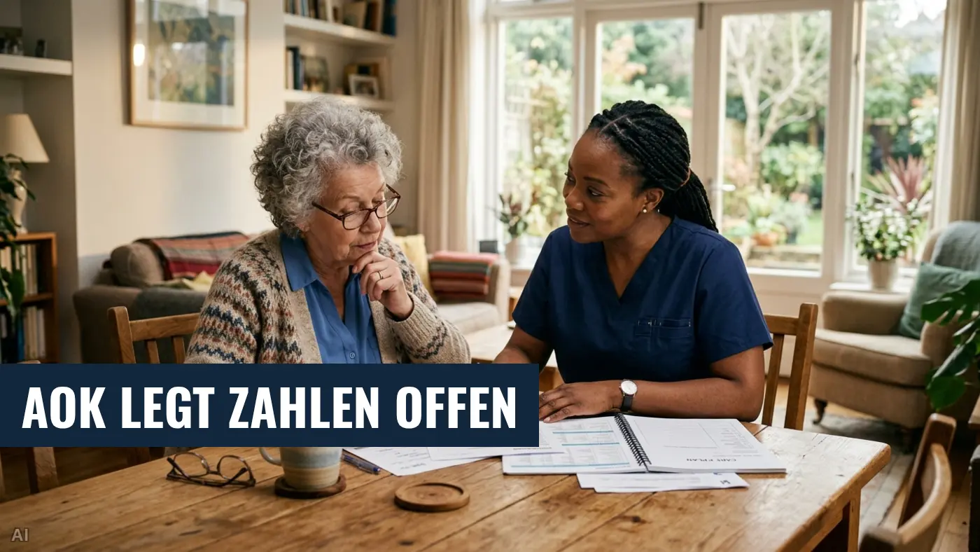 AOK-Transparenzberichte 2026: Neue Einblicke in häusliche Pflege und Haushaltshilfe