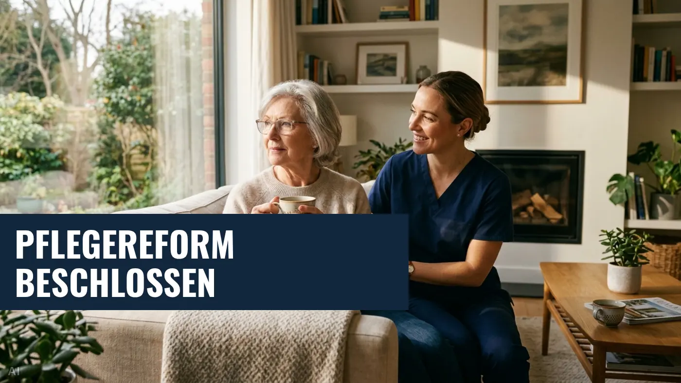 Pflegereform im Bundeskabinett: AOK kritisiert Minimalkompromiss