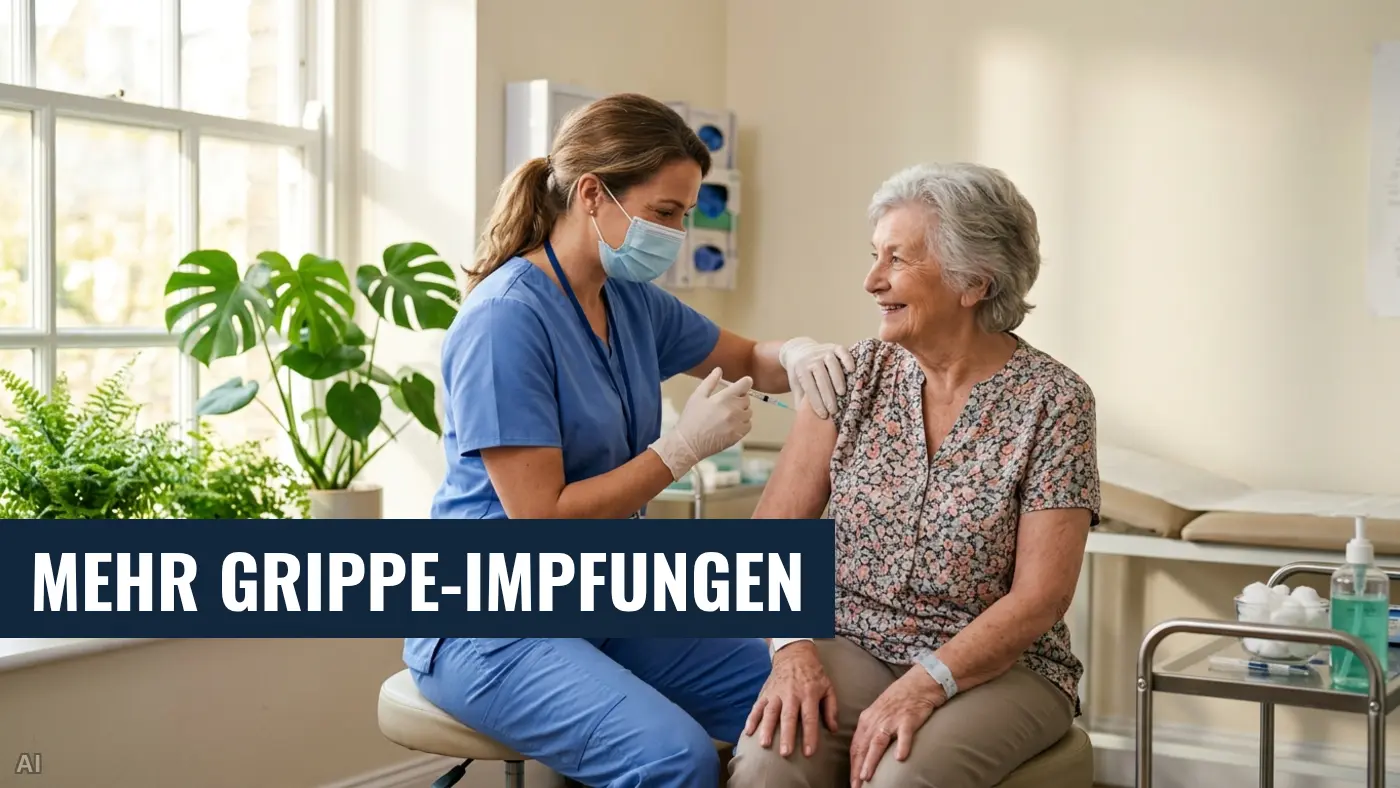 Grippeschutz in Deutschland: Deutlicher Anstieg der Impfungen in Arztpraxen