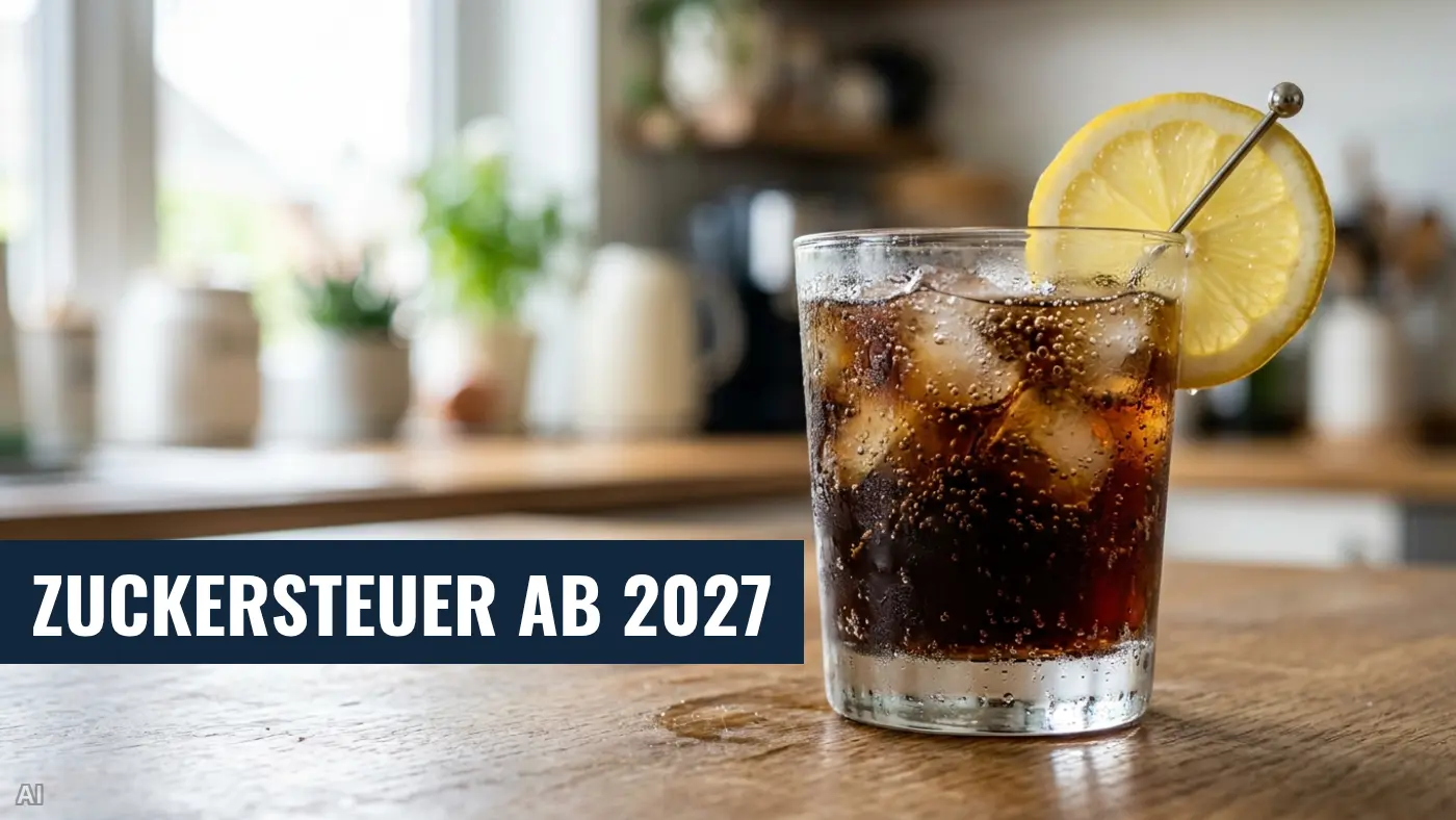 Zuckersteuer ab Sommer 2027: Bundesregierung plant Abgabe auf Softdrinks