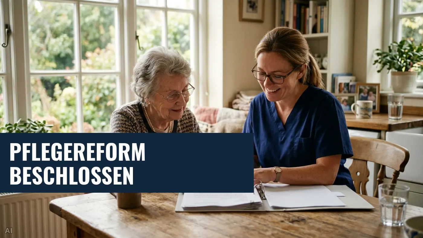 Pflegeneuordnungsgesetz beschlossen: Große Pflegereform ab 2027