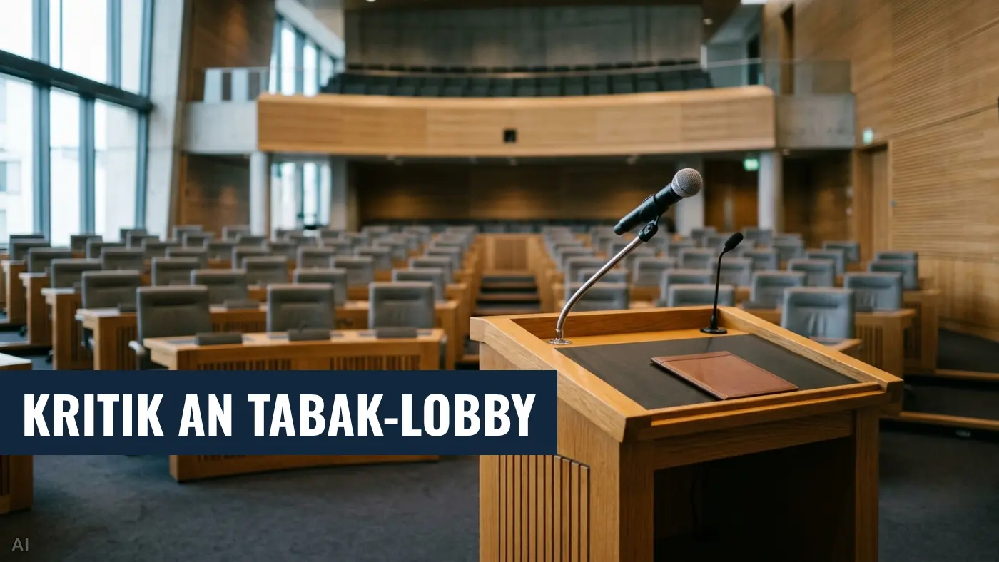Tabaksteuer-Reform: Kritik an Anhörung von Tabakverbänden im Bundestag