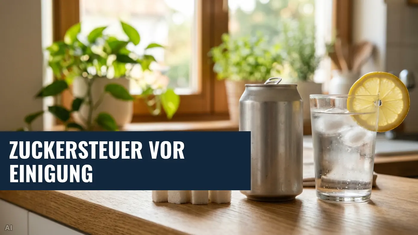 Zuckersteuer in Deutschland: Bundesregierung vor Einigung