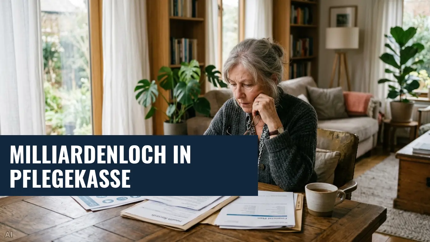 Pflegeversicherung vor Milliarden-Defizit: Kassen warnen vor Finanzlücke