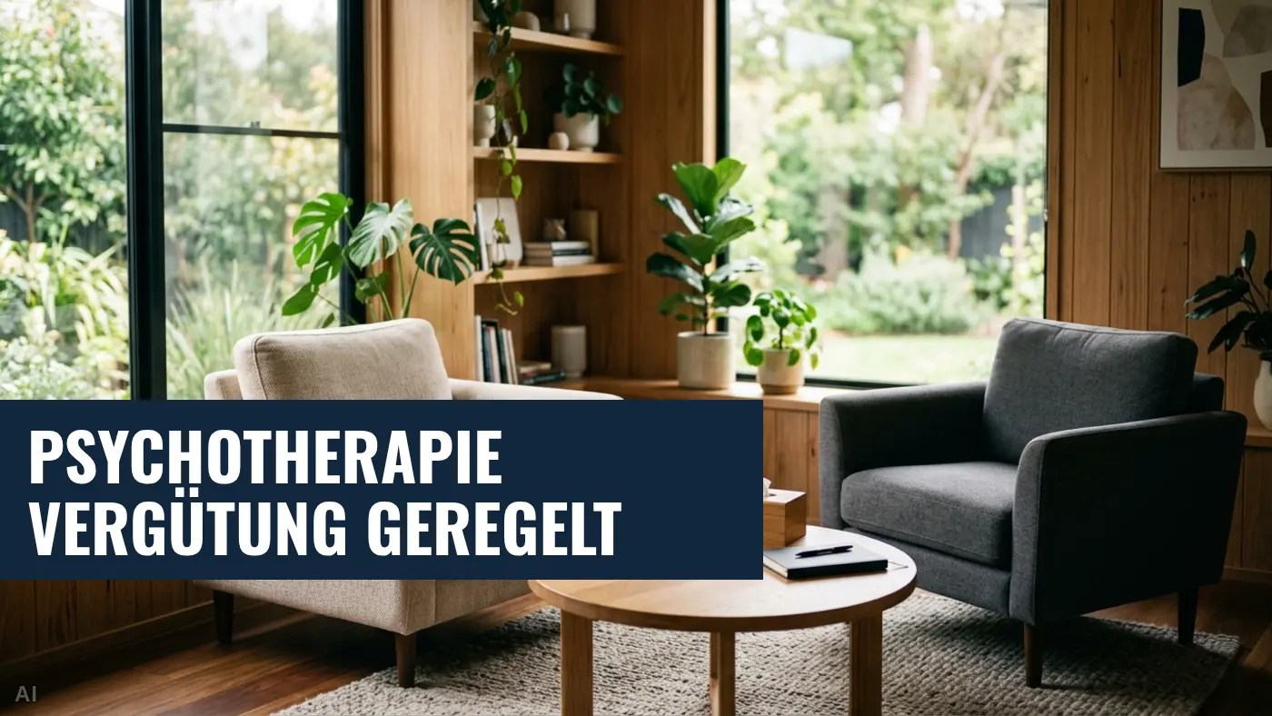 Psychotherapie-Vergütung: Koalition legt neue Kriterien ab 2027 fest
