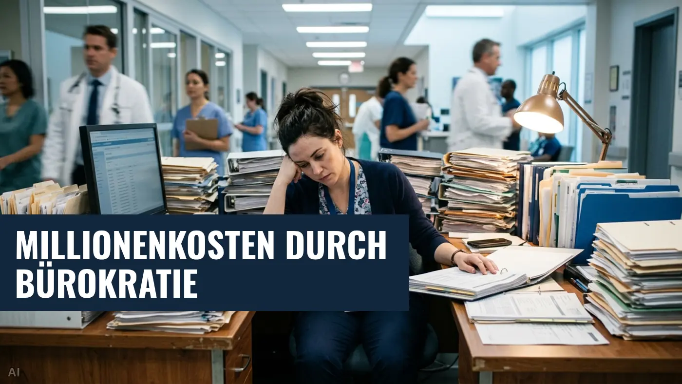Bürokratie im Krankenhaus: 245 Millionen Euro Kosten durch Kassenprüfungen