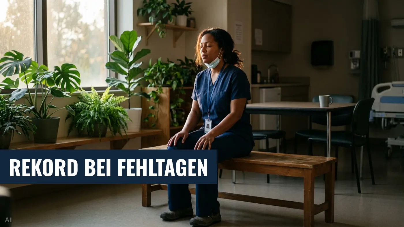 AOK-Fehlzeiten-Report: Psychische Krankschreibungen steigen um 42 Prozent