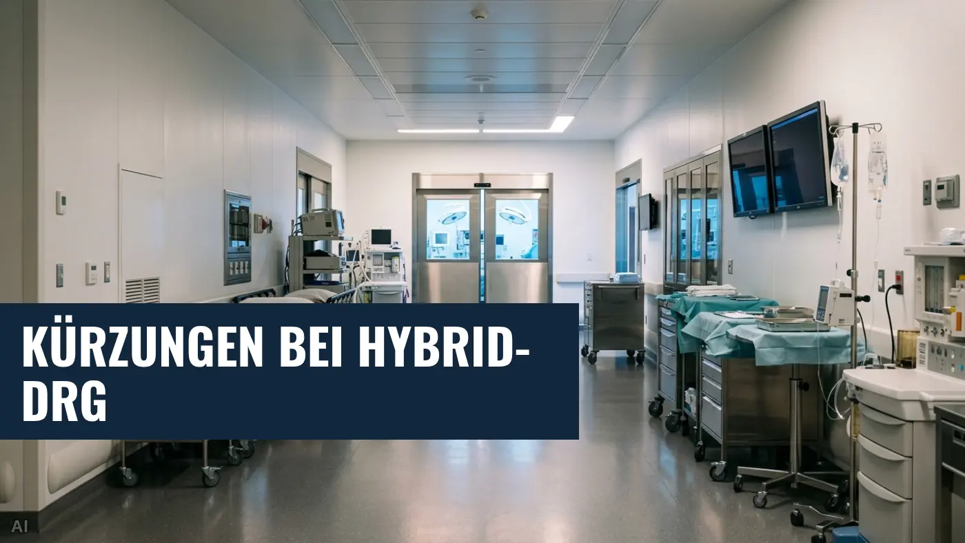 Hybrid-DRG: Vergütungsreform soll GKV-Millionen einsparen