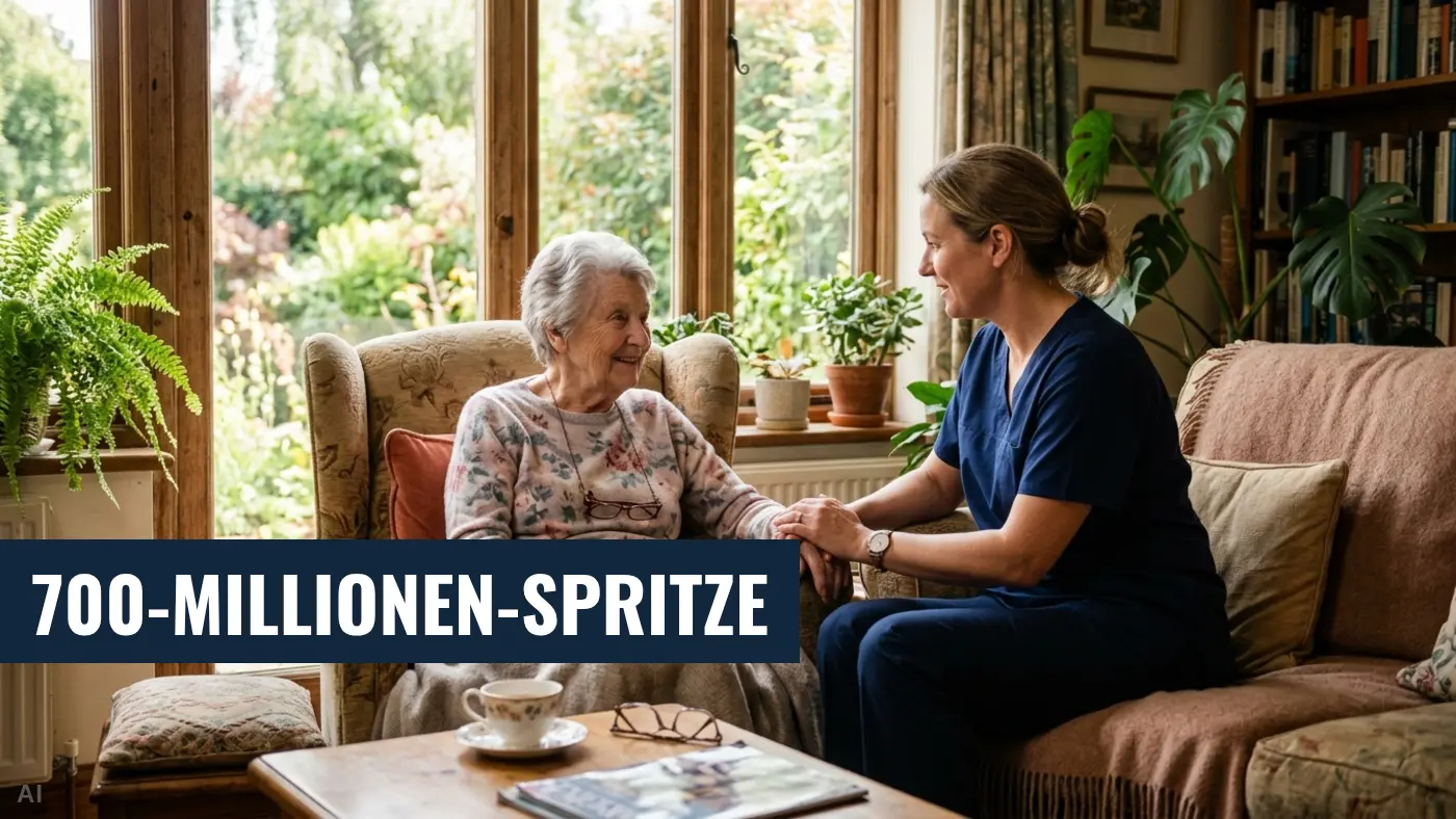 Pflegeversicherung: Bund federt Finanzloch mit 700-Millionen-Darlehen ab