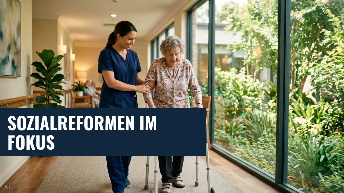 Sozialreformen: Bundesregierung plant tiefgreifende Wende in der Pflege