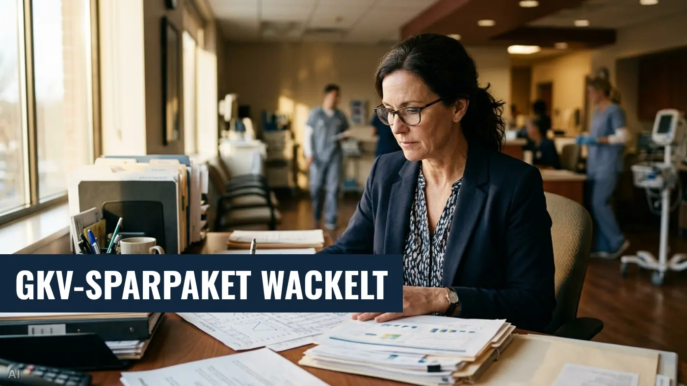 GKV-Finanzen vor Schätzerkreis: Krankenkassen zweifeln an Sparpaket