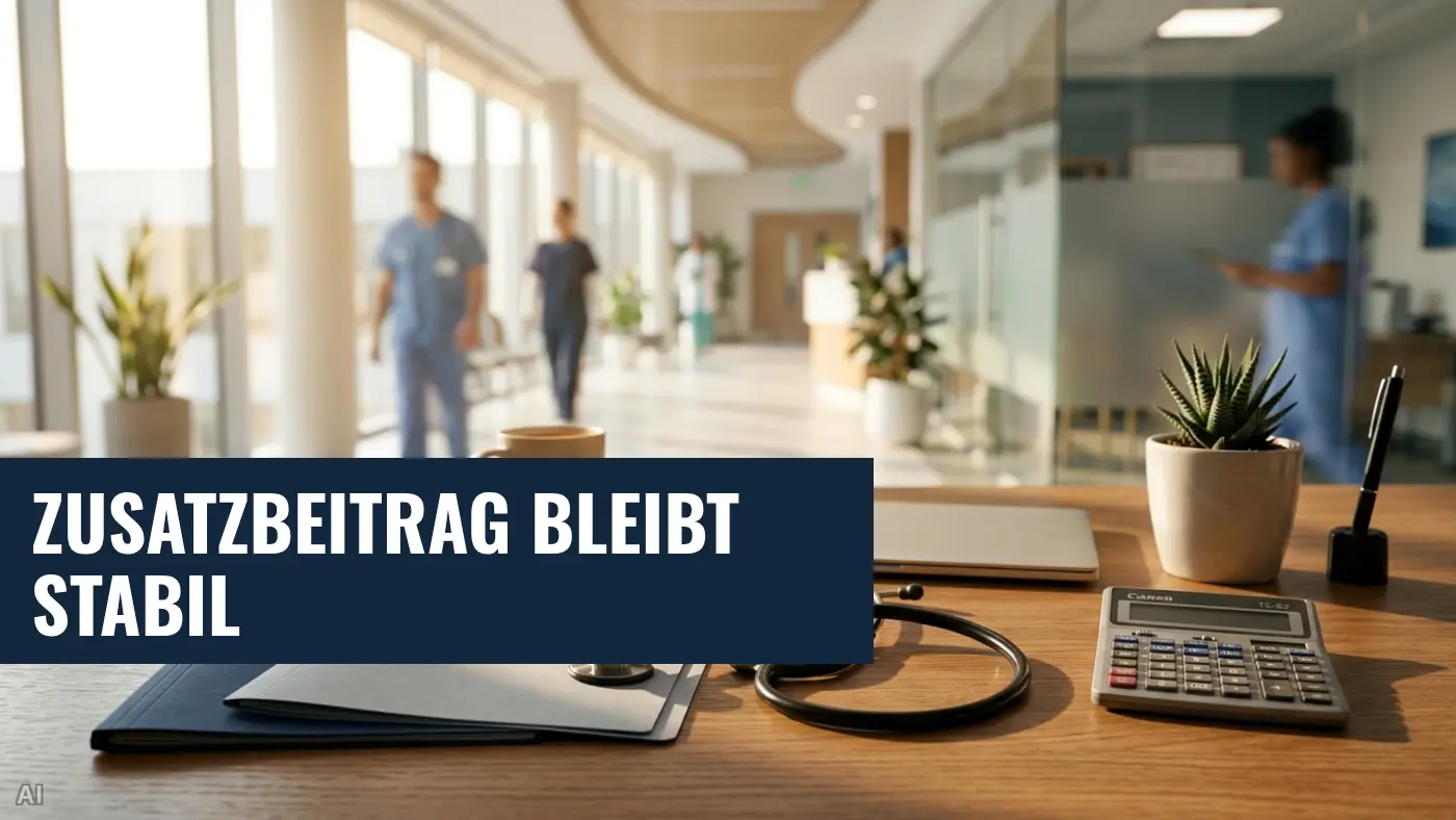 Krankenkassen-Zusatzbeitrag 2027: Schätzerkreis prognostiziert 2,9 Prozent