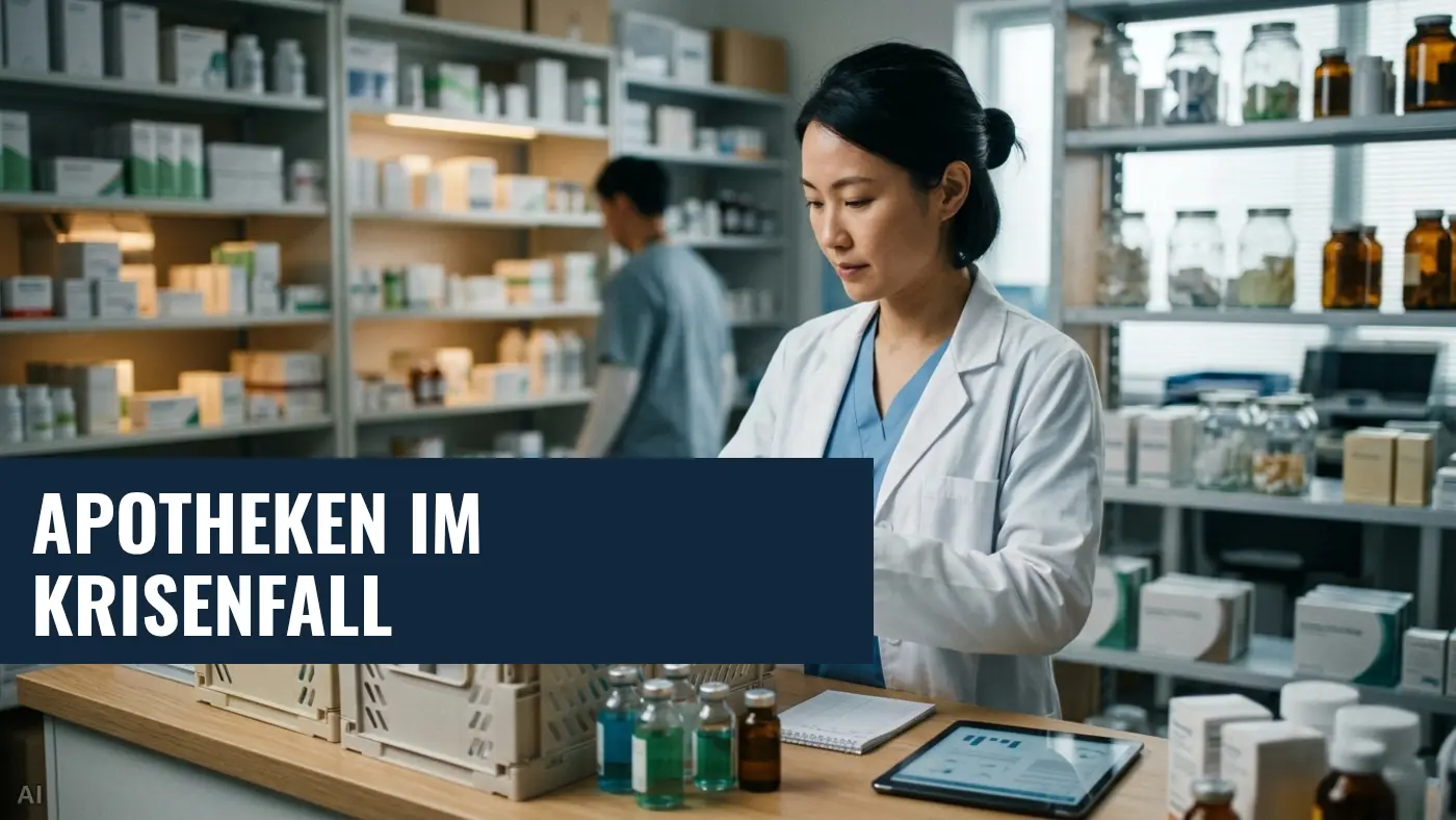 Krisenvorsorge: Apotheken fordern feste Rolle im Katastrophenschutz