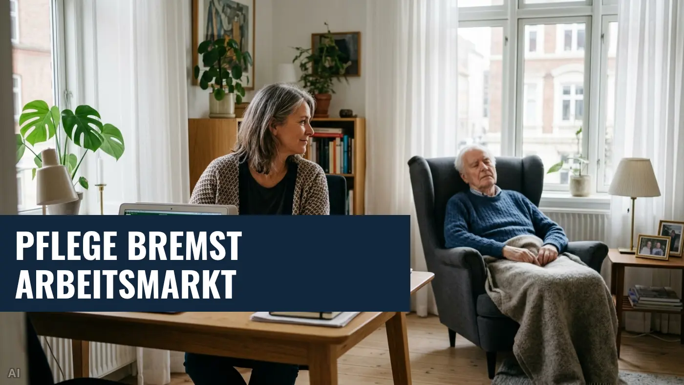 Pflege von Angehörigen gefährdet bis zu 229.000 Jobs bis 2045