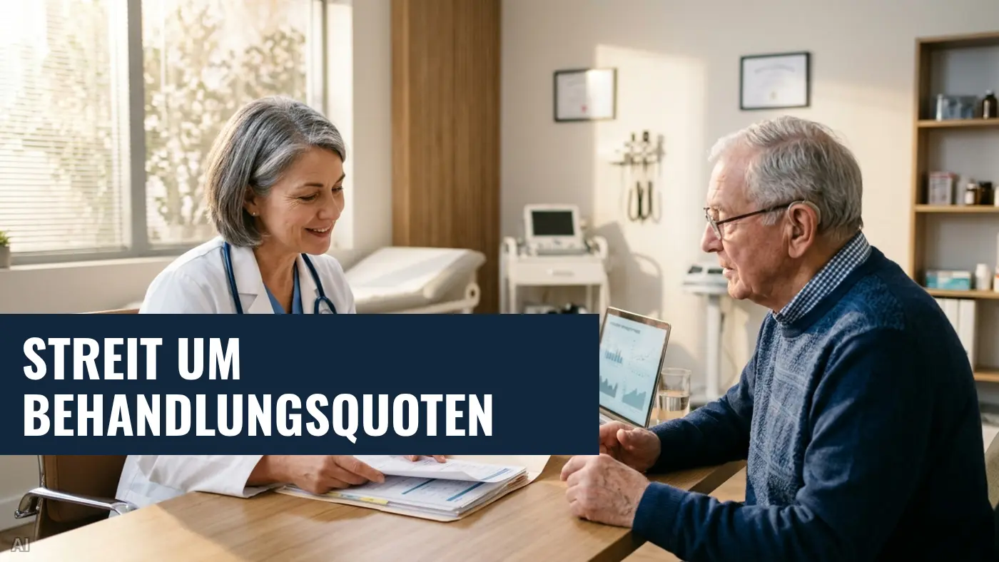 Hausarzt oder Facharzt? Debatte um Behandlungsquoten