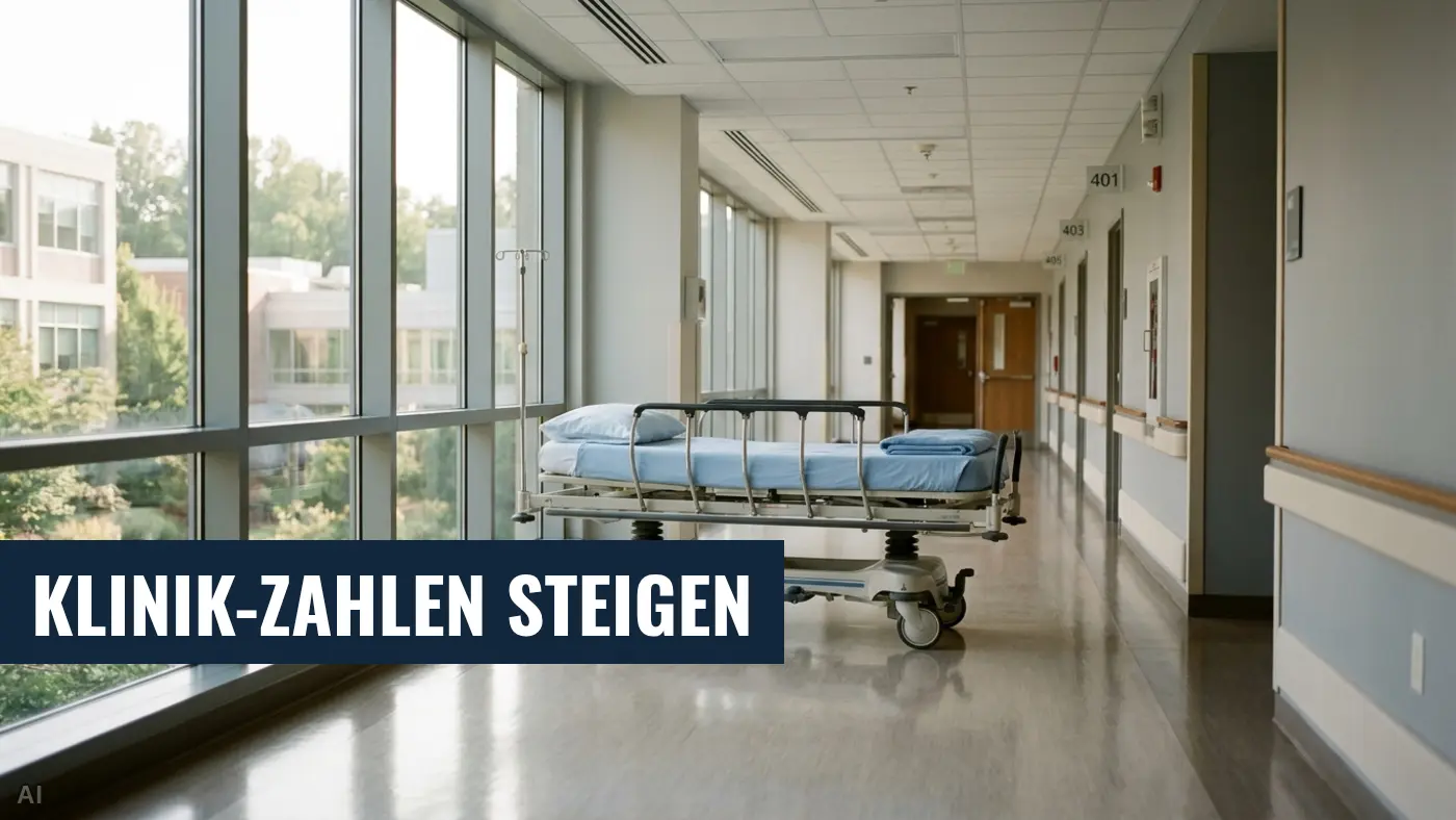 Krankenhäuser: Mehr Patienten, aber historisch kurze Liegezeiten