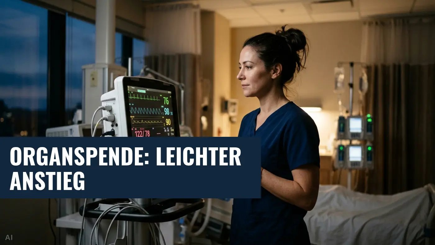 Organspende in Deutschland: Zahlen steigen leicht, Mangel bleibt groß