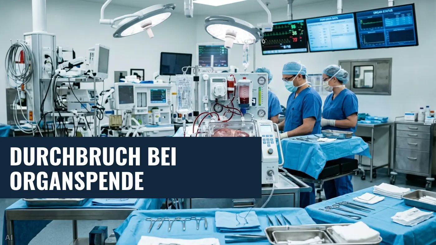 Maschinenperfusion bei Organspende: Neuer Standard rettet Nieren