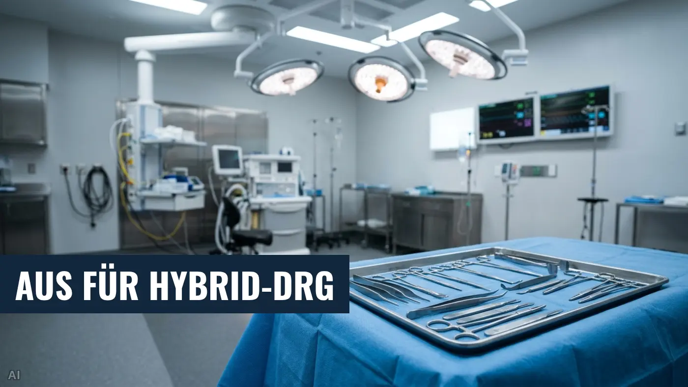 Hybrid-DRG vor dem Aus: Gesundheitsministerium verteidigt Sparpläne