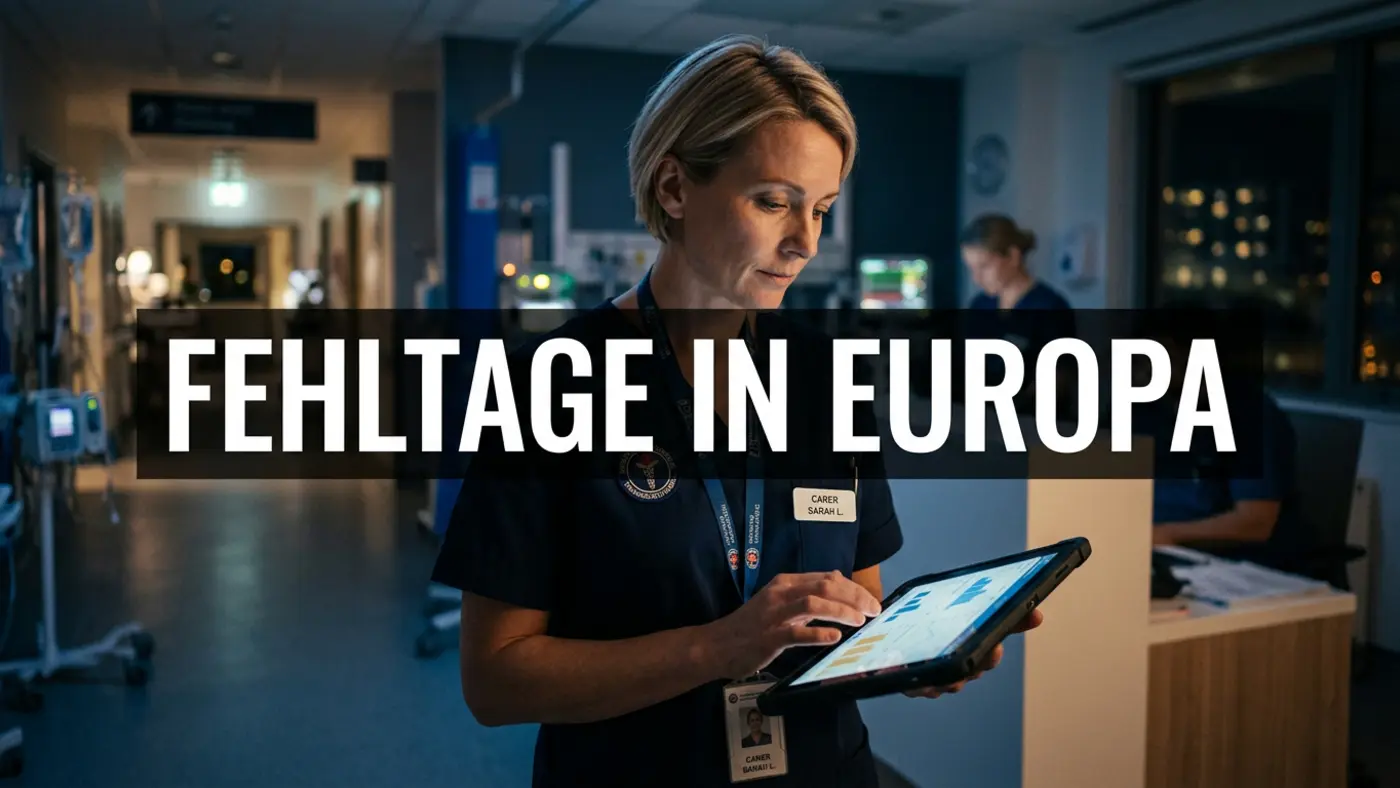 Krankheitstage in Europa: Deutschland auf Platz 7 | PflegeHelfer24