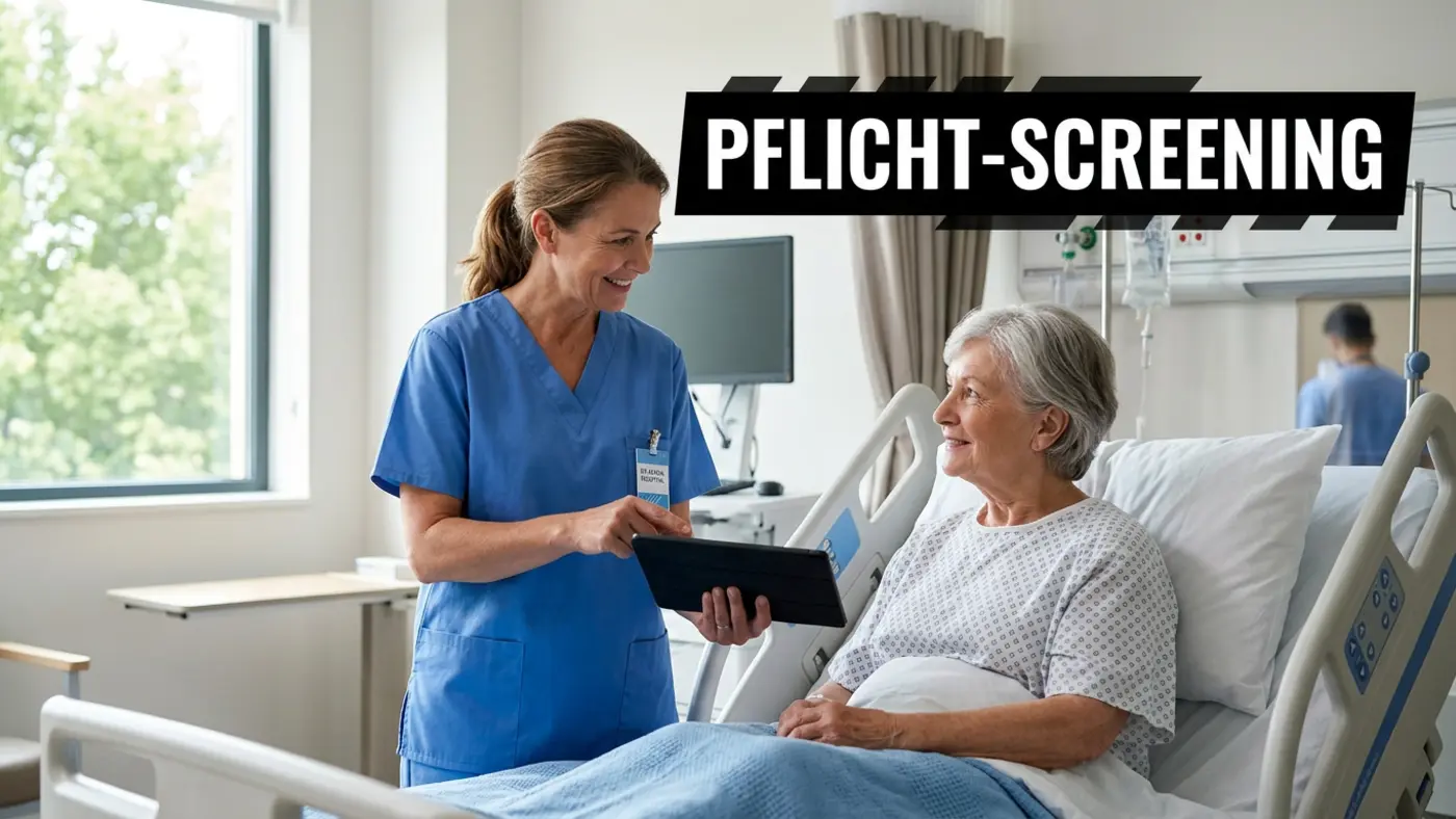 Neues Gesetz: Ernährungs-Screening im Krankenhaus wird Pflicht