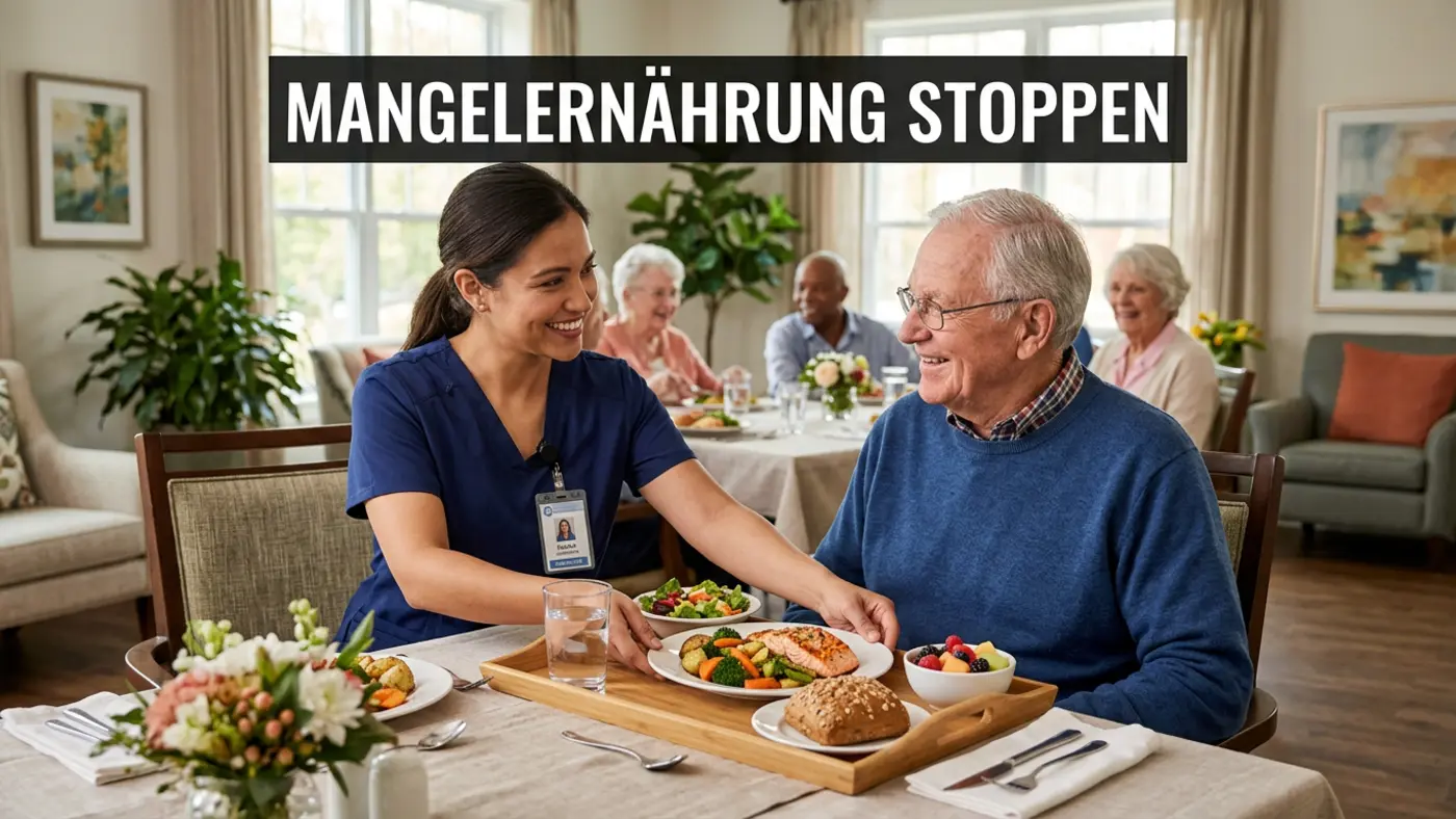 Mangelernährung im Alter: Neue Info-Flyer der DGG für die Pflege