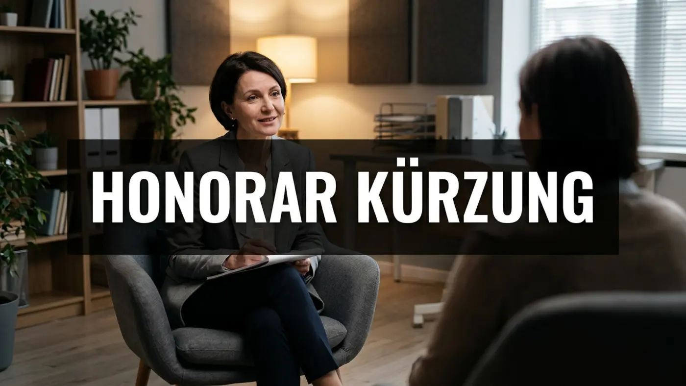 Honorarkürzung für Psychotherapeuten ab April 2026 beschlossen