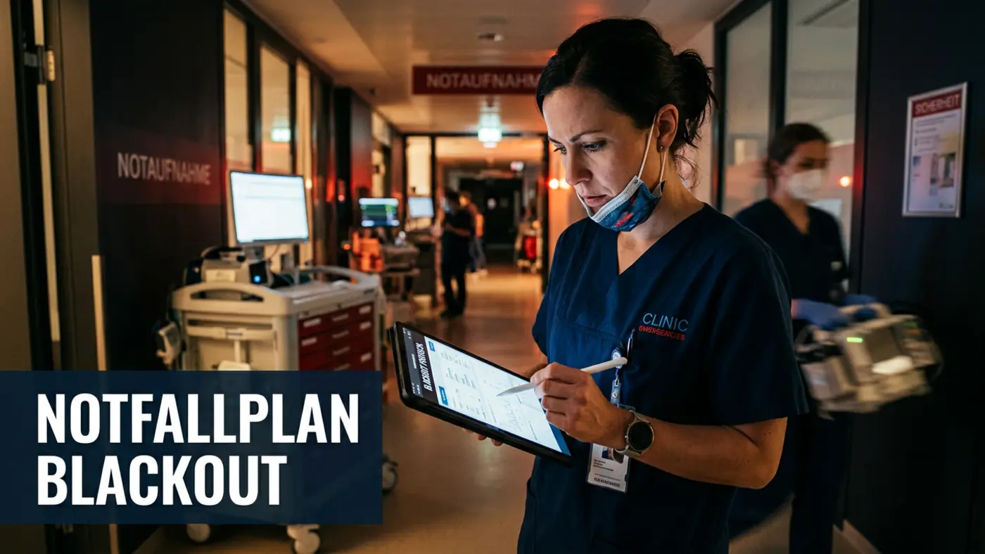 Blackout-Vorsorge in Arztpraxen: KV Brandenburg erarbeitet Notfallplan