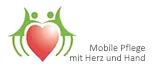 Mobile Pflege mit Herz & Hand Logo