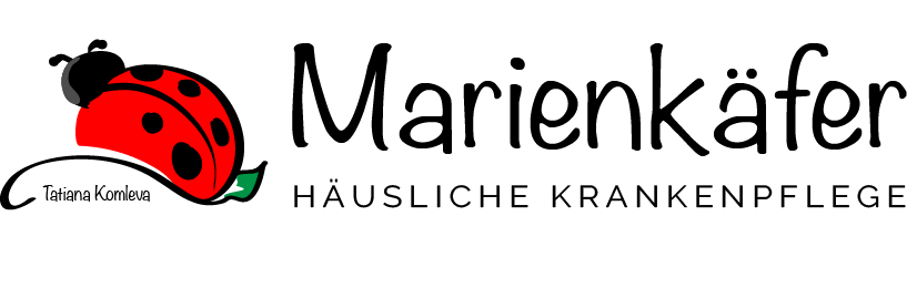 Häusliche Krankenpflege Marienkäfer Tatiana Komleva Logo
