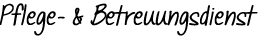 Pflege- und Betreuungsdienst in Ettlingen GbR Logo