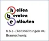 Logo von h.b.e. Dienstleistungen UG helfen. beraten. entlasten
