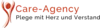 Logo von Care Agency GmbH "Pflege mit Herz und Verstand"