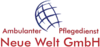 Logo von Ambulanter Pflegedienst Neue Welt GmbH