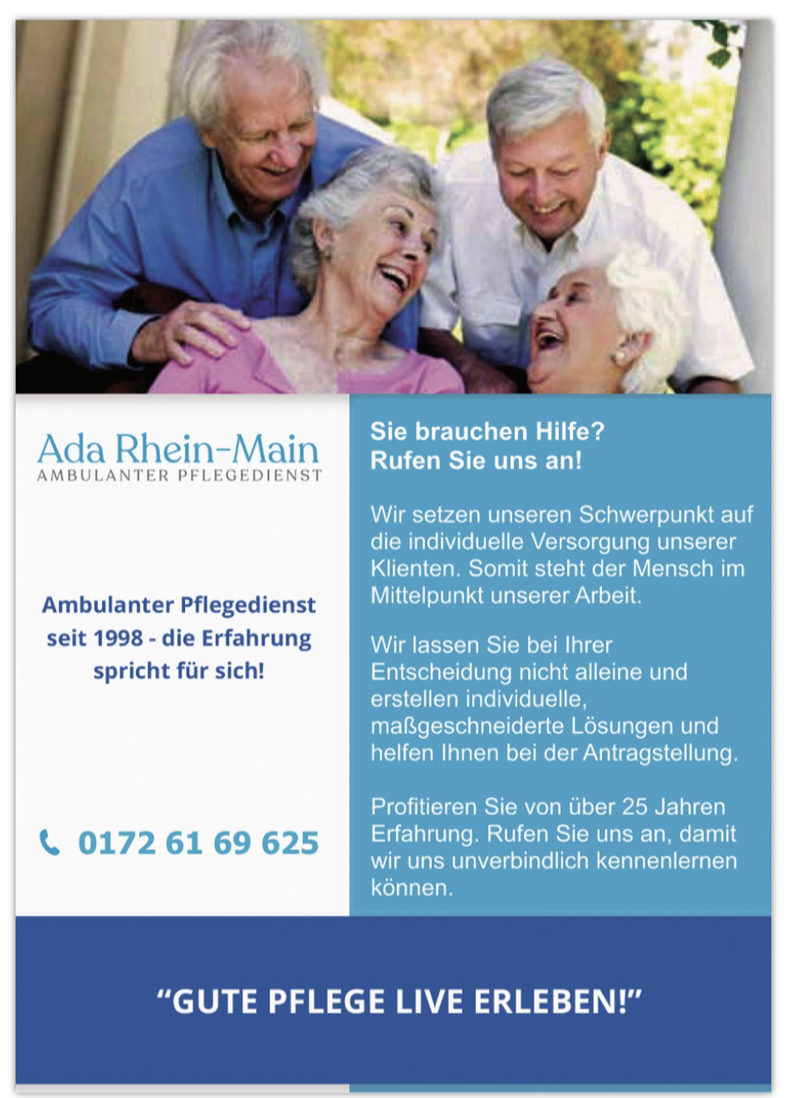 Ada Rhein-Main Pflegedienst Meral Tutar – Bild 1