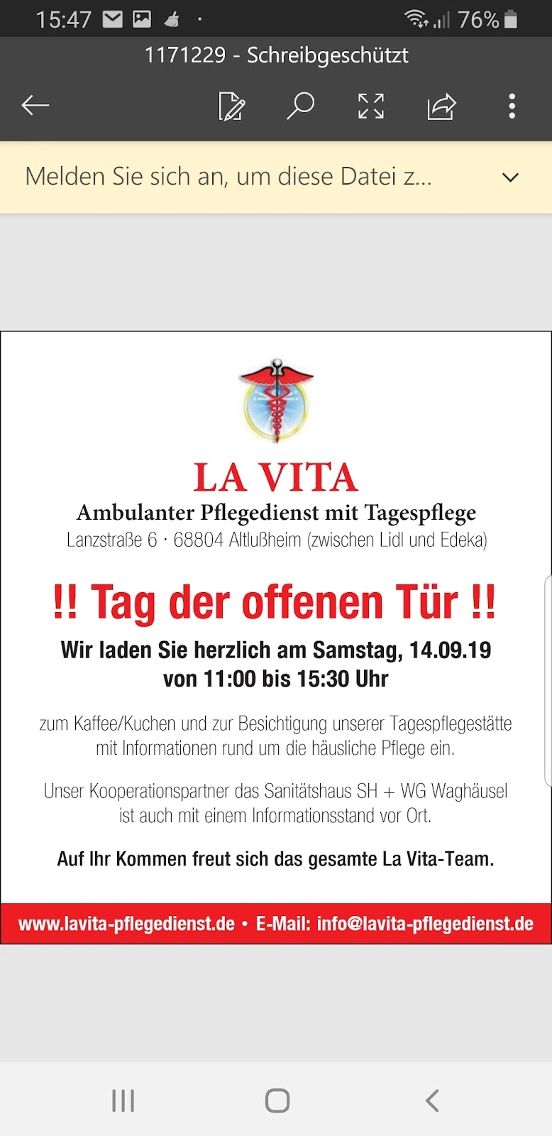 Ambulanter Pflegedienst La Vita – Bild 4