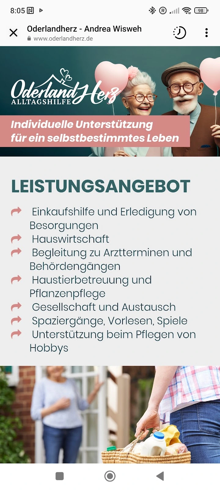 Oderland Herz Alltagsbegleitung und Betreuung – Bild 1