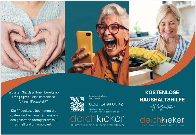 Deichkieker Haushaltshelfer und Seniorenhilfe Ostfriesland – Bild 1