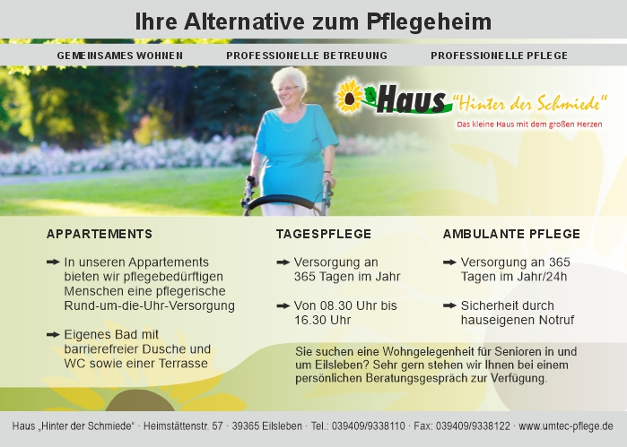 Tagespflege "Hinter der Schmiede" – Bild 1