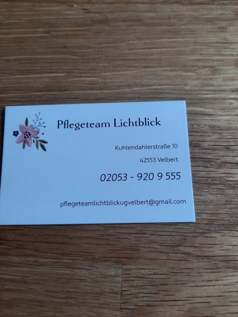 Pflegeteam Lichtblick UG Velbert – Bild 2