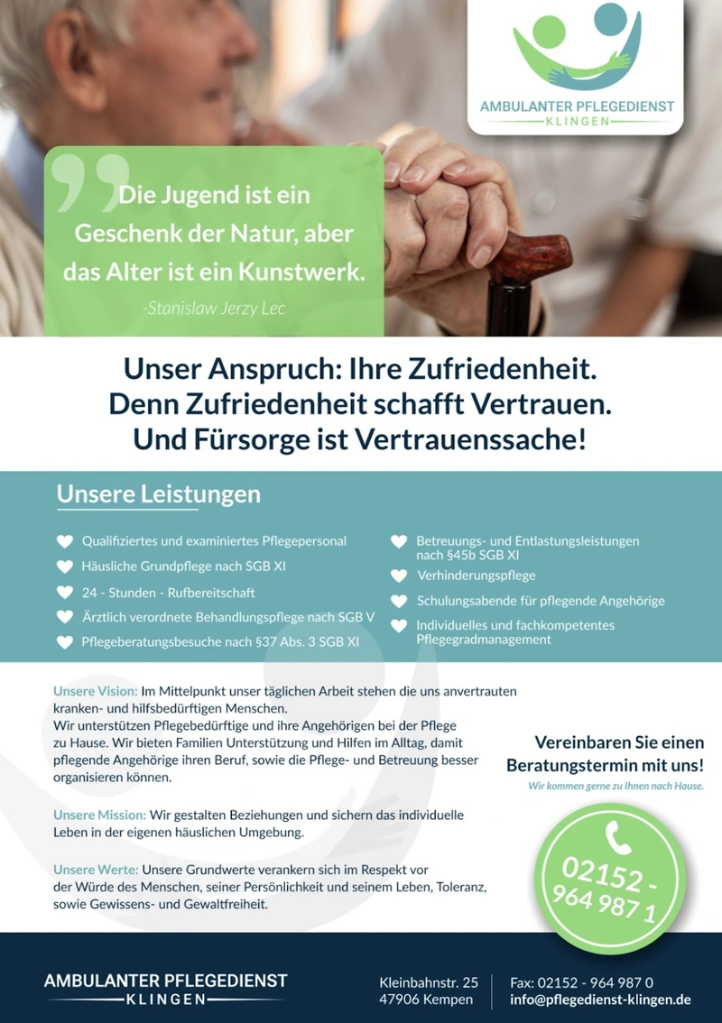 Ambulanter Pflegedienst Klingen – Bild 2