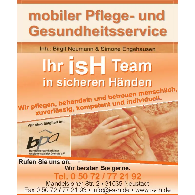 Mobiler Pflege- und Gesundheitsservice isH – Bild 2