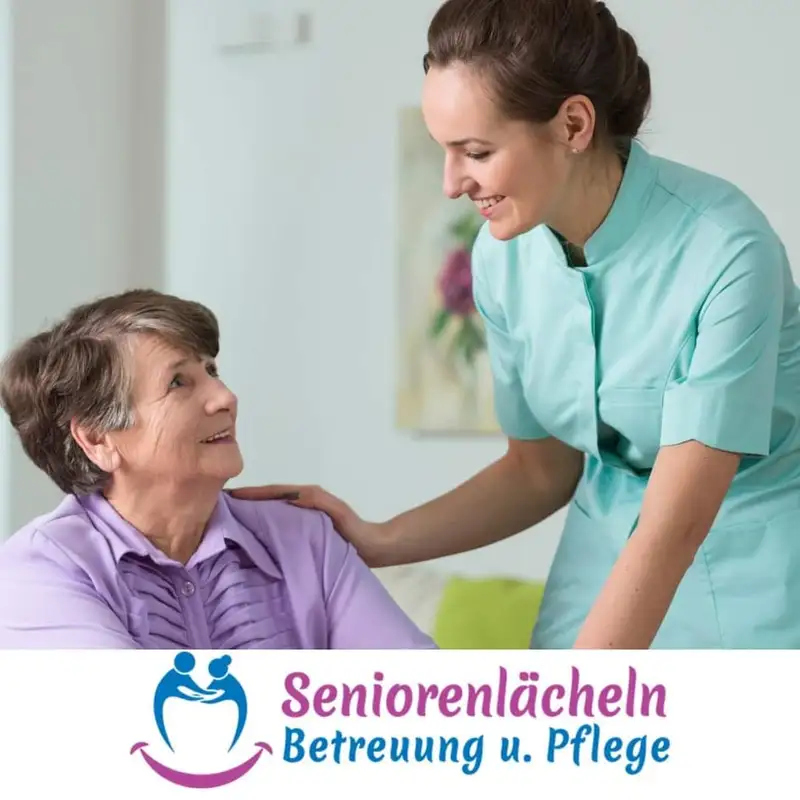 Seniorenlächeln Betreuung und Pflege – Bild 1