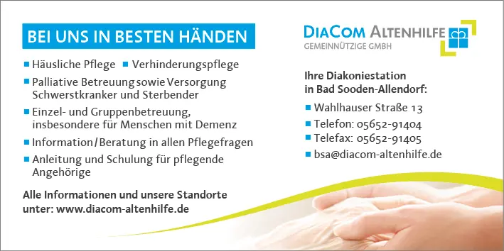 Diakoniestationen DiaCom Altenhilfe – Bild 2