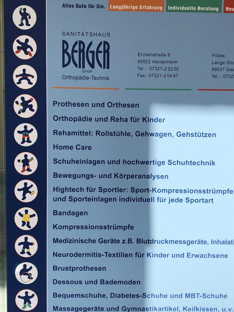 Sanitätshaus Berger GmbH Orthopädietechnik – Bild 4