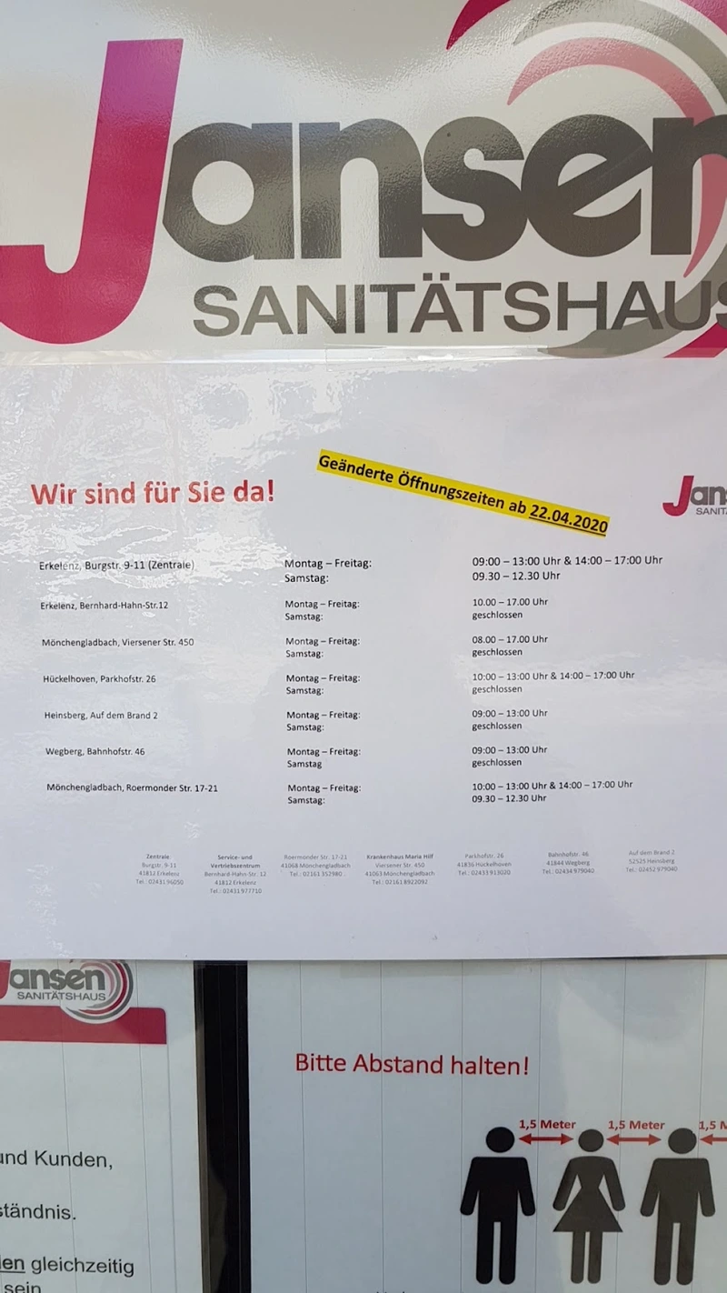 Sanitätshaus Jansen e.K. Sanitätshaus – Bild 1