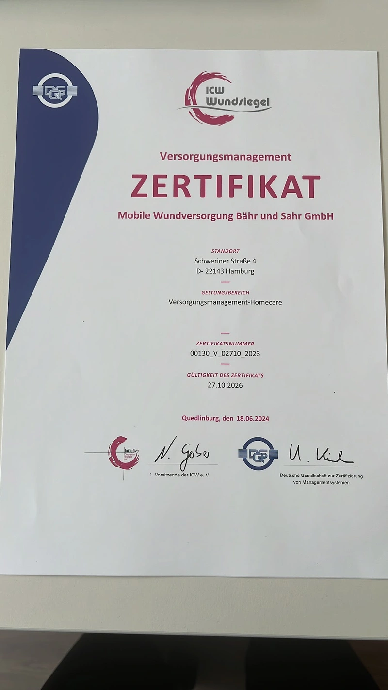 Mobile Wundversorgung Bähr&Sahr GmbH – Bild 3