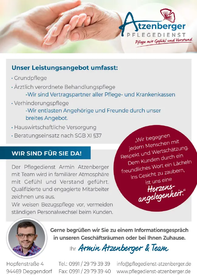 Pflegedienst Armin Atzenberger – Bild 1