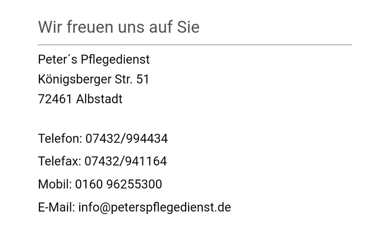 Peters Pflegedienst Peter Rettig – Bild 2